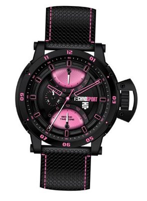 Technosport Stainless Steel Chronograph TS470-7 Black Silicone