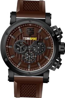 Technosport Stainless Steel Chronograph TS900-11 Brown Silicone