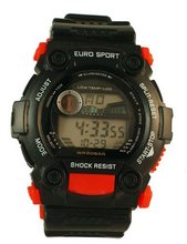 Teen's Shock Resistant Sport -Black/Red