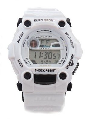 Teen's Shock Resistant Sport -White/black