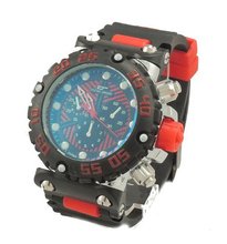 uTECHNOSPORT Diver look Red Barre Inserts & Red loops Black Rubber 