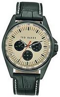 Ted Baker Round Dial Leather - Black #TE1114