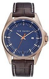 Ted Baker Round Dial Leather - Brown #TE1116