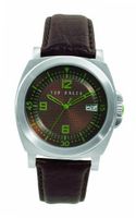 Ted Baker TE1010 Motiva-Ted Round 3-Hand Analog Leather Strap