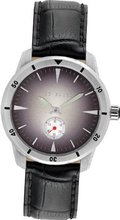 Ted Baker TE1109 Dress Sport Silver Case Black Dial Black Strap