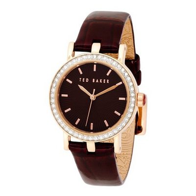 Ted Baker TE2012 Sophistica-Ted Round 3-Hand Analog Patent Leather