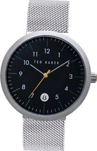 Ted Baker TE3036 Smart Casual Black Dial Silver Strap Mesh Bracelet