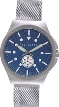 Ted Baker TE3041 Vintage Silver Case Blue Dial Silver Mesh Bracelet