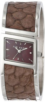 Ted Baker TE4003 Twist-Ted Slant 3-Hand Analog Brown Bangle