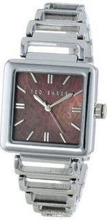 Ted Baker TE4015 Bel-Ted Oversize Square 3-Hand Analog Stainless Steel