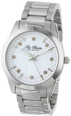 Ted Baker TE4086 Dress Sport Triple Silver Analog Bracelet