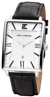 Ted Lapidus 5114103 Analog Quartz with Black Leather Strap