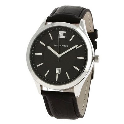 Ted Lapidus 5116201 Analog Quartz with Black Leather Strap