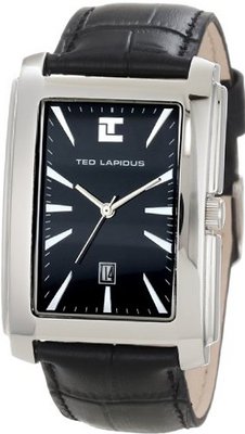 Ted Lapidus 5116401 Black Dial Black Leather