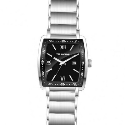 Ted Lapidus Analog Quartz with Date Indicator and Brown Leather Strap - 5111603