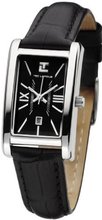 Ted Lapidus D0464RNIN Analog Quartz with Black Leather Strap