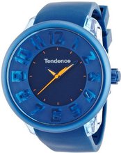 Tendence Fantasy 3H Unisex Quartz with Blue Dial Analogue Display and Blue Plastic or PU Strap T0630003