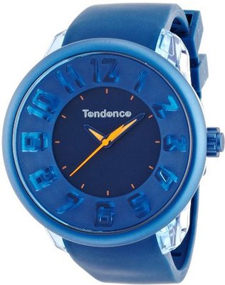 Tendence Fantasy 3H Unisex Quartz with Blue Dial Analogue Display and Blue Plastic or PU Strap T0630003
