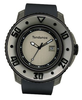 Tendence G-52 Unisex Quartz with Grey Dial Analogue Display and Grey Plastic or PU Strap 2103001