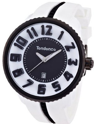 Tendence Gulliver Round Black & White Quartz 02043014