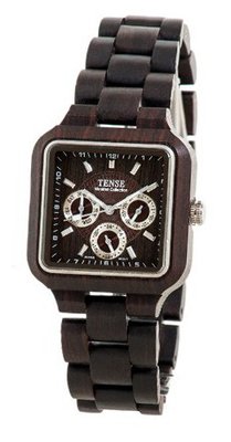 Tense Dark Solid Wood Square Multi-Eye Hypoallergenic B7305D