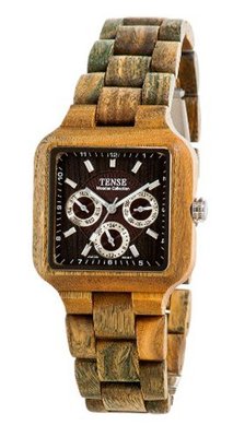Tense Green Solid Wood Square Multi-Eye B7305G DF
