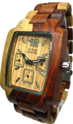 Tense Inlaid All Wood Jumbo Multicolored Natural J8302I