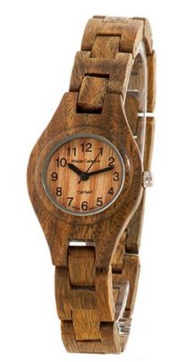 Tense Ladies Green Wood Round L7509G