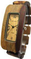 Tense Ladies Oblong 2 Tone Solid Sandalwood Wood L8221I ANLF