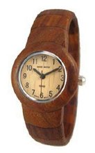 Tense Ladies Round Cuff All Wood Rare L8108S