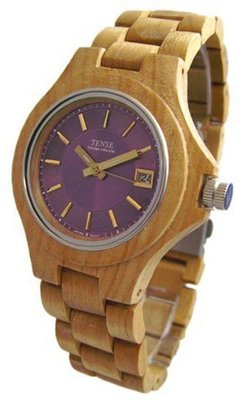 Tense Maple Wood Round Purple Metallic Dial G4302M - P/G