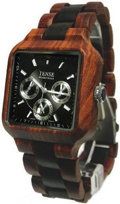 Tense Multi Eyed All Wood Square Sandalwood Two Tone B7305SD-B