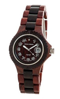 Tense Natural Two-Tone Wood Round Ladies L4100SD-W