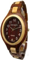 Tense Oval Sandalwood & Maple Natural Two Tone Wood L7301SM DF