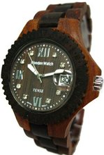 Tense Two Tone Round Date Wooden Roman Dark Dial G4100SD RNDF