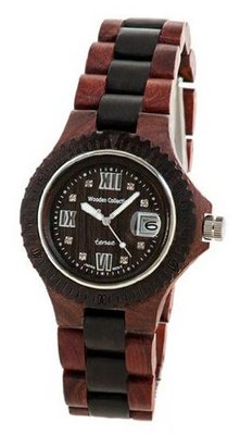Tense Two-Tone Sandalwood Natural Wood Roman # Ladies L4100SD RNDF