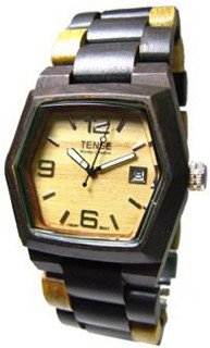uTense Wood Watches Tense Wood Inlaid Multicolor w/ Date Window G8300DM LF (Light Face) 