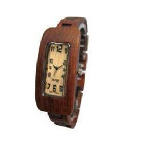 Tense Ladies Oblong 2 Tone Solid Sandalwood Wood L8221SD