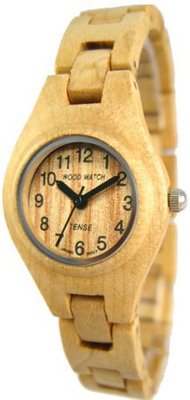 Tense Solid Light Maple Wood Hypo-Allergenic Bracelet L7509M