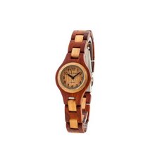 Tense Wood - Solid Sandalwood Maple Round Bracelet Hypo-Allergenic Ladies L7509SM