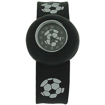 Kids - Boys - Girls Analogue Black & White Football Slap On Sports