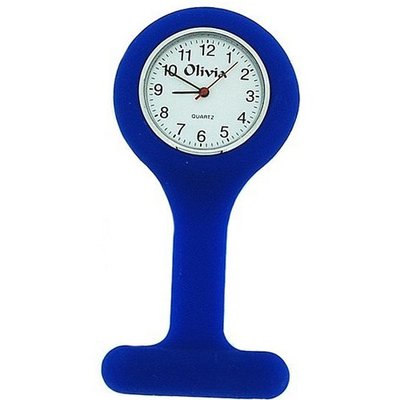 Olivia Collection Navy Unisex Rubber Infection Control Nurses Fob TOC69