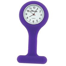 Olivia Collection Purple Unisex Rubber Infection Control Nurses Fob TOC59