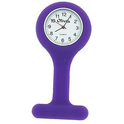Olivia Collection Purple Unisex Rubber Infection Control Nurses Fob TOC59