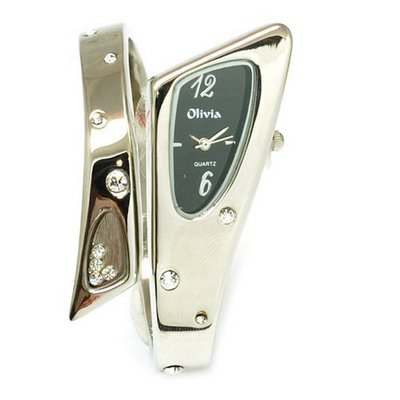 The Olivia Collection Allure Black Ladies Diamante Fashion TOC12