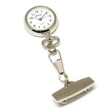 The Olivia Collection Hook Chain White Dial Nurses Fob TOC08