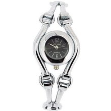 The Olivia Collection Ladies Black Dial Bracelet Strap Dress COS32