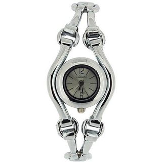 The Olivia Collection Ladies Silver Dial Bracelet Strap Dress COS31
