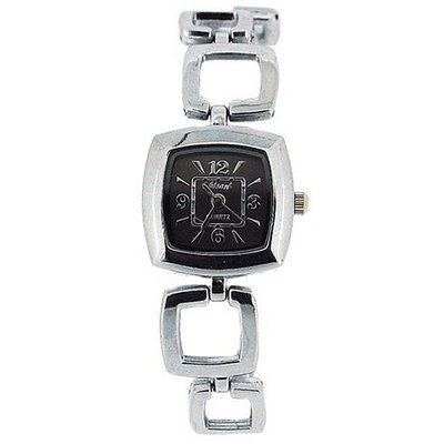 The Olivia Collection Ladies Square Black Dial Bracelet Strap Dress COS17