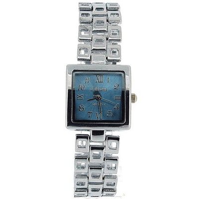 The Olivia Collection Ladies Square Blue Dial Bracelet Strap Dress COS14
